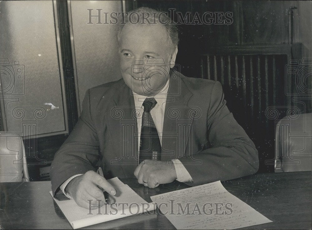 1978 Secretary General of French Line Georges Seguy - Historic Images