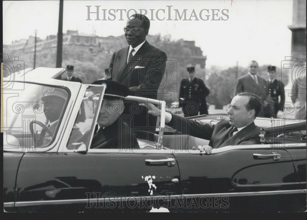 1960 Press Photo Senegal&#39;s president Mr.Senghor&amp; PM Michel Debre-Historic Images