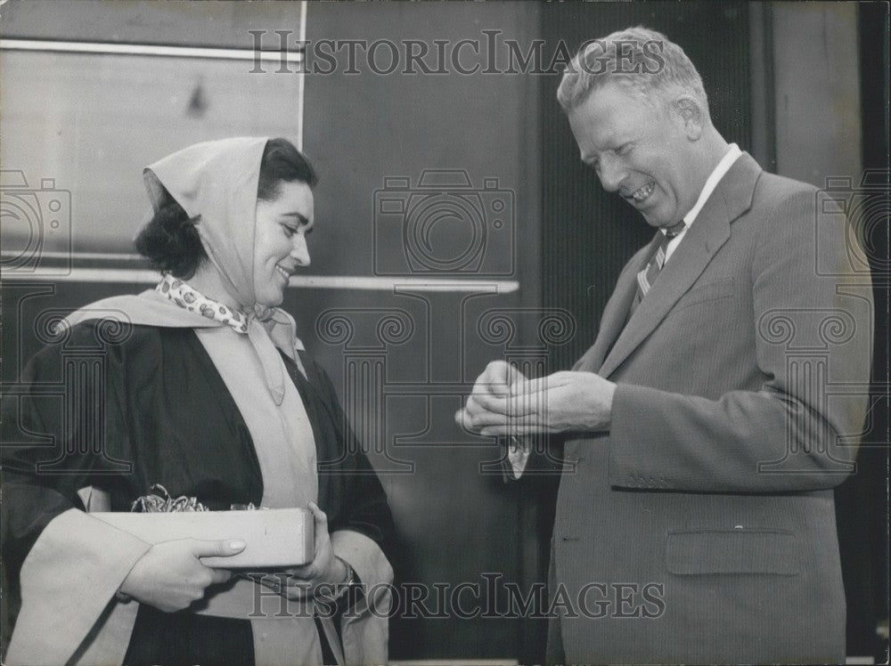 1957 American Secretary of Defense McElroy in Munich - Historic Images