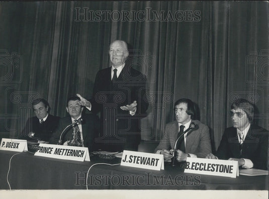 1978 French Auto Club Press Conference - Historic Images
