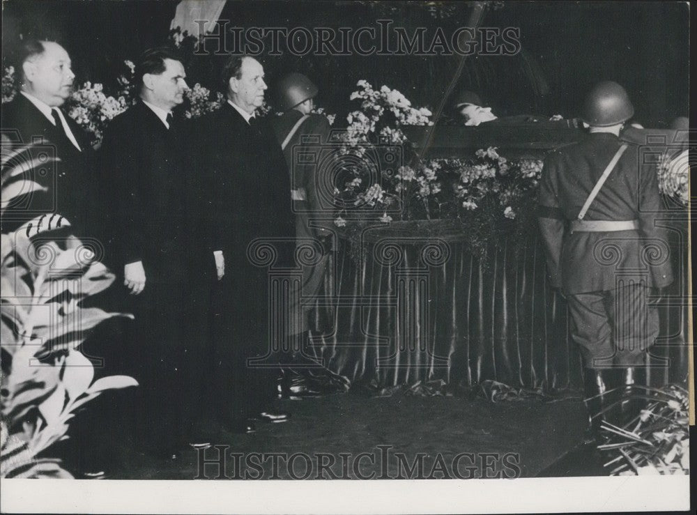 1953 Press Photo Funeral of Klement Gottwald-Historic Images