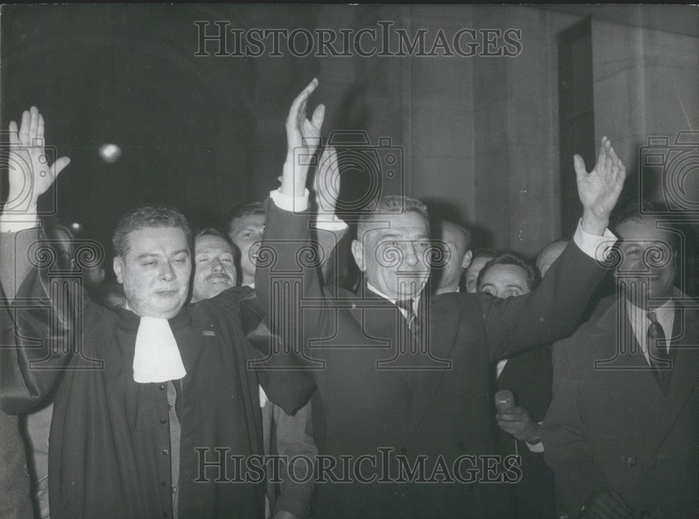 1962, Raoul Salan's Happy Lawyers Mr Menuet & Mr Tixier-Vignancourt - Historic Images