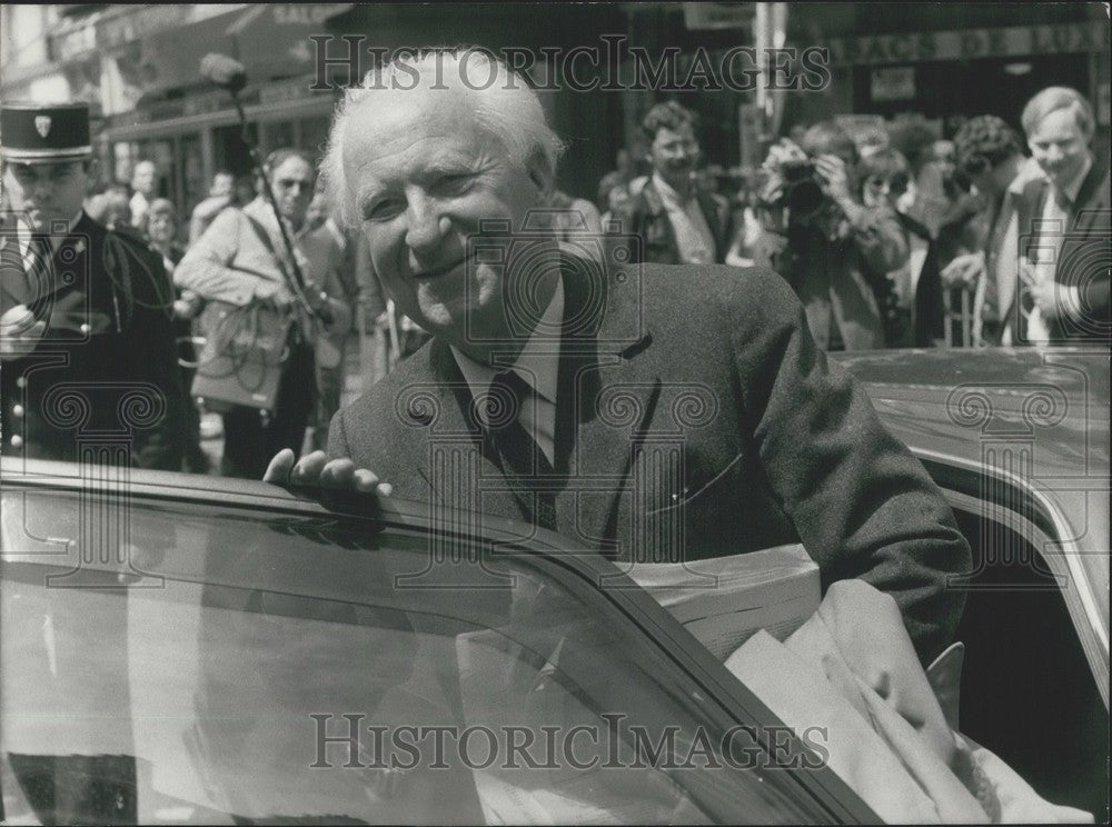 1981, Mayor of Marseille Gaston Defferre - Historic Images