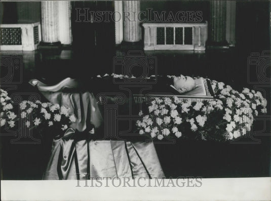 1965 Press Photo Georges Author Gheorghiu's Remains - Historic Images