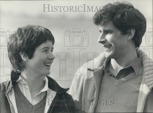 1979 Press Photo Jacinte Giscard d'Estaing & Fiance Philippe Guibout - Historic Images