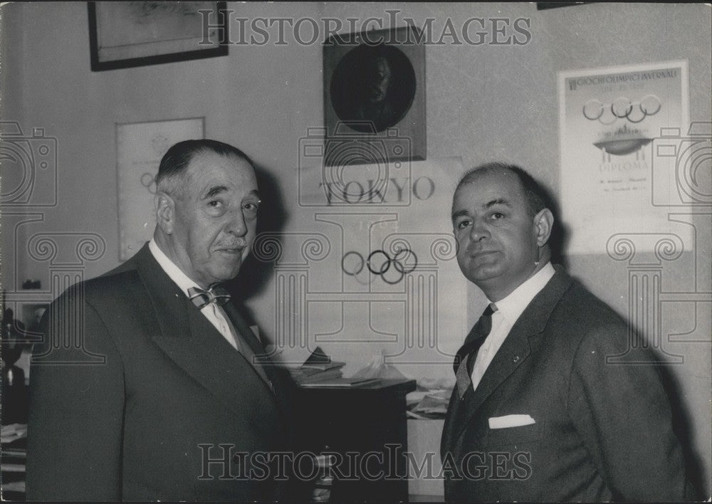 1961, Lieutenant Colonel Marceau Crespin and Armand Massard - Historic Images