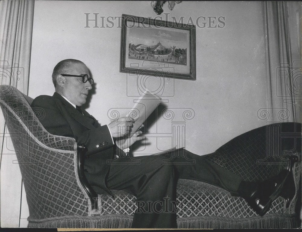 1953 New Council President Rene Mayer - Historic Images