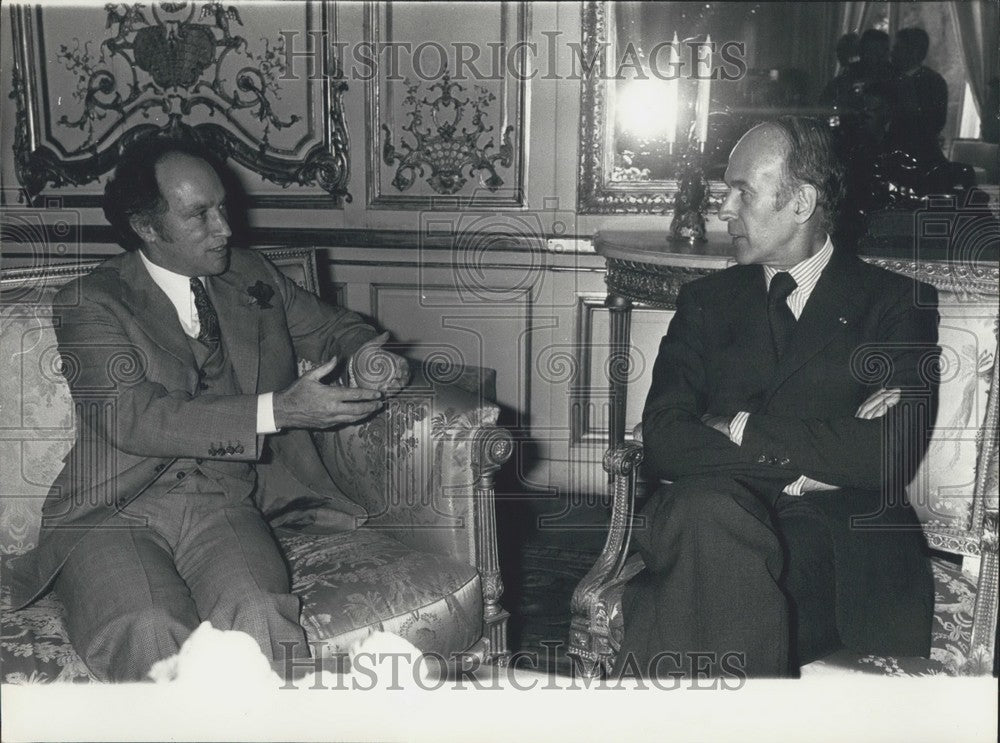 1974 Press Photo Canada's Pierre Elliott Trudeau and President Giscard d'Estaing-Historic Images
