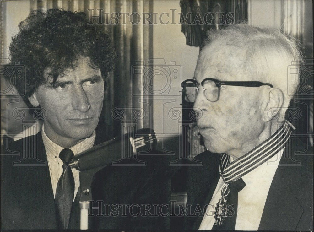 1981, Minister Jack Land & Director King Vidor (US) Culture Ministry - Historic Images