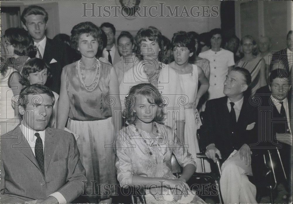 1961, Serge Marquand Marries Anna Hahn - Historic Images