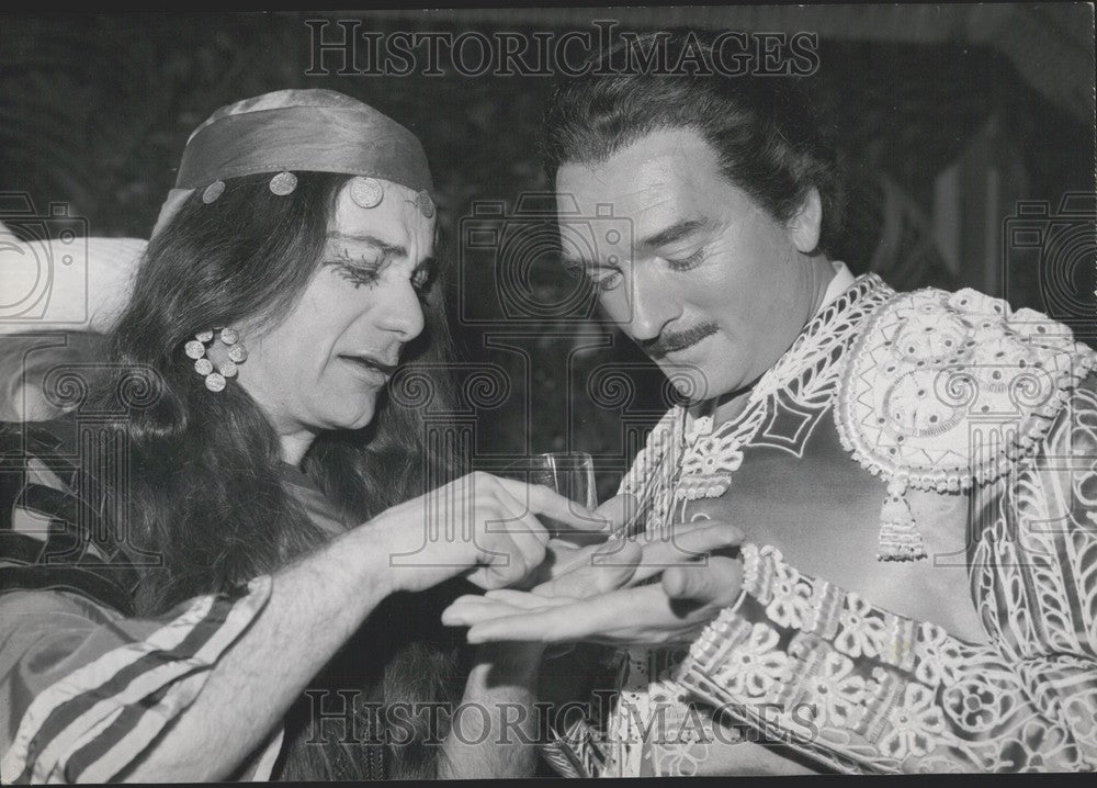 1963, Gypsy Fernand Raynaud, Bull Fighter Eddie Barclay Costume Ball - Historic Images