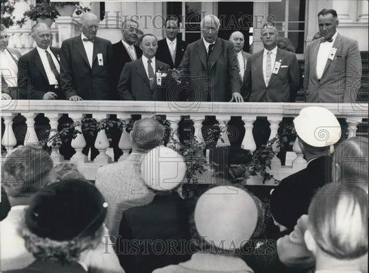 Press Photo IIO Members meet in Germany. - Historic Images
