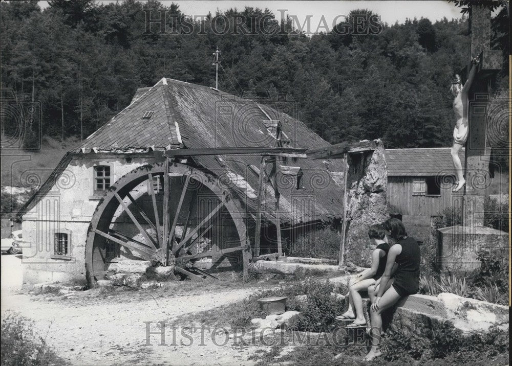 1967 Press Photo Herold&#39;s Mill in Franken.-Historic Images