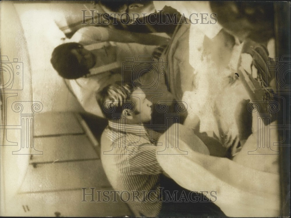 1972 Press Photo Aid Comes to Person Injured in Grenade Blast at Munich Airport - Historic Images