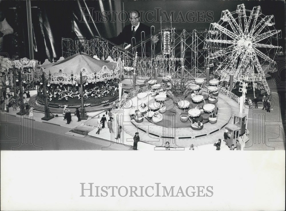 1980 Press Photo Miniature Model Circus - Historic Images