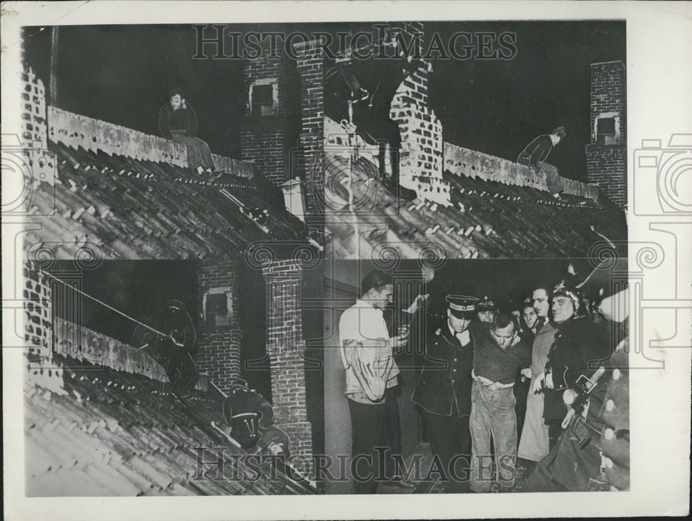 1951 Press Photo Copenhagen - Sailor arrested after hunt.-Historic Images