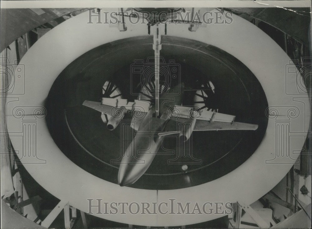 1970 Press Photo "Le Mercure" in a Wind Tunnel-Historic Images