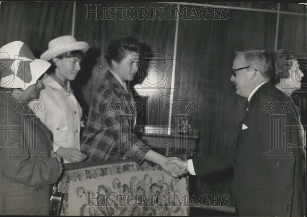 1962, Countess Nicolai, Princesses Claude &amp; Isabella, Prince Rainier - Historic Images