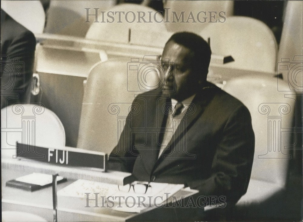 1970 Press Photo Fiji Islands Ambassador Semesa K Sikivou-Historic Images