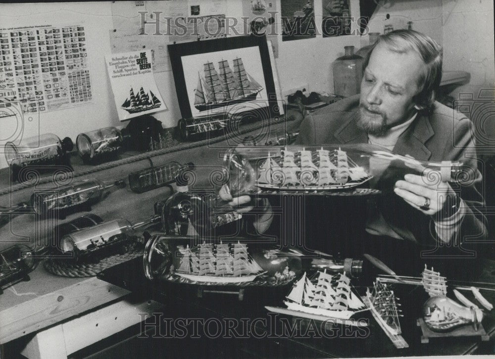 1979, German Architect R. Bahr Owns World's Largest Model Fleet - Historic Images