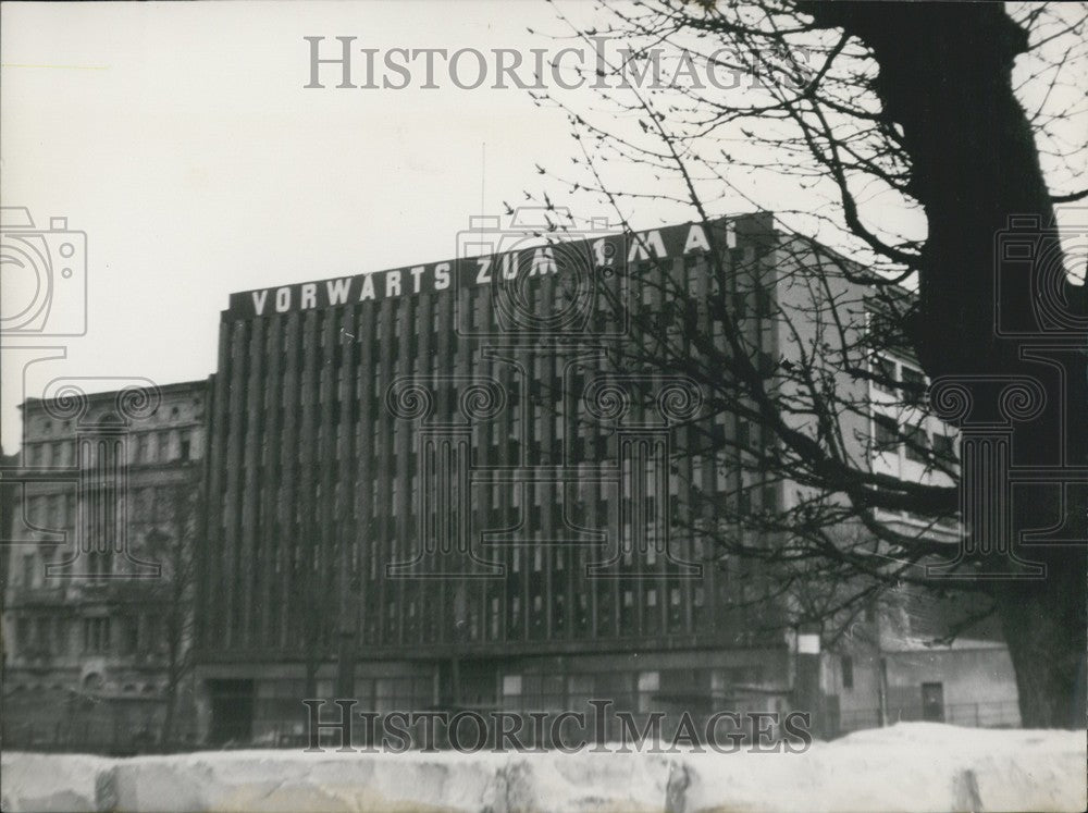 1953, East Berlin Sign for "Workers' Day". - Historic Images