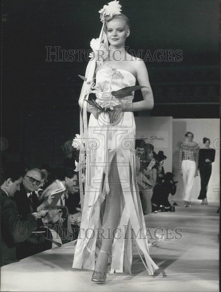 1979, Evening Dress by Spook from his Spring and Summer Collection - Historic Images