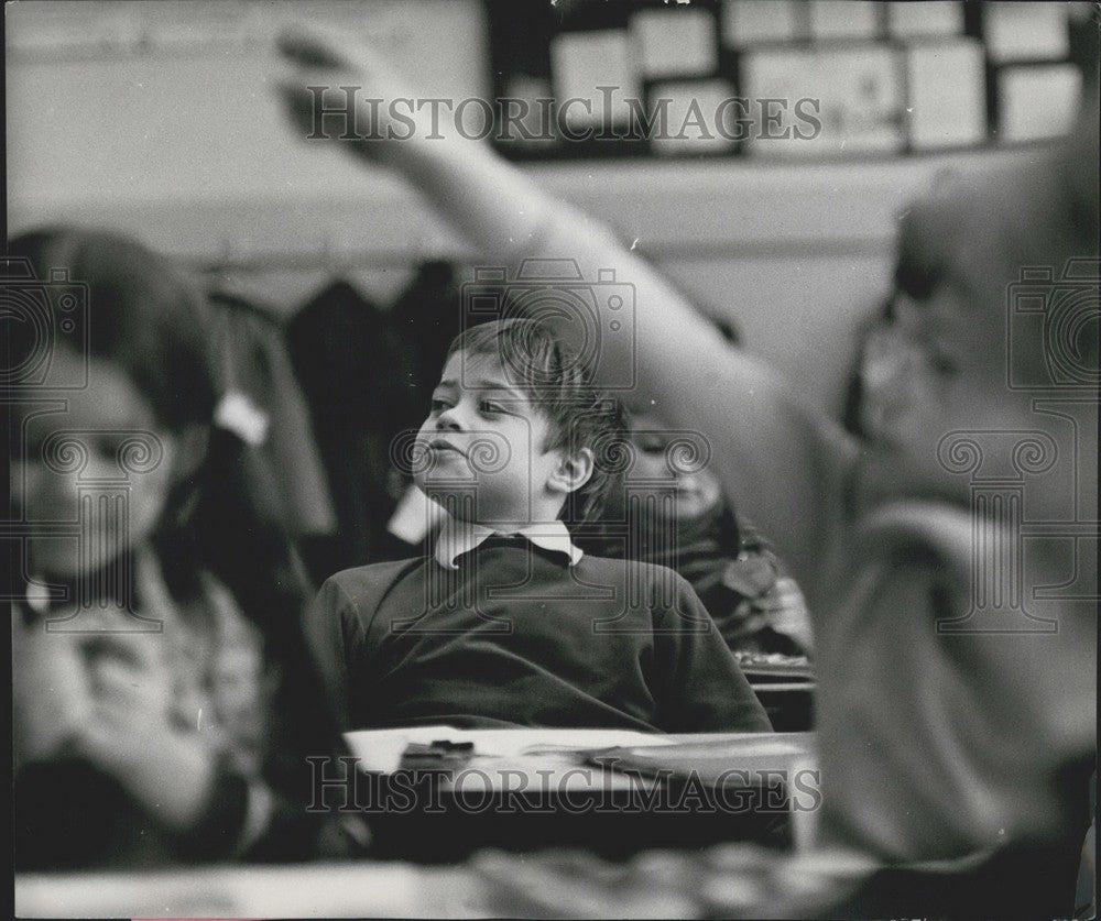 1975 Press Photo DDR - Classoom of Children. 3. Oberschule.-Historic Images