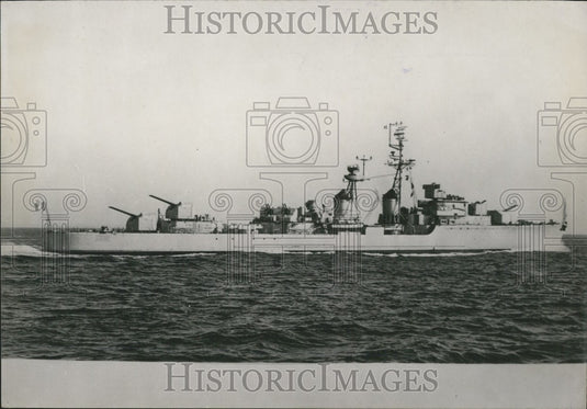 1955 Escort Vessel "Surcouf" in the Mediterranean - Historic Images