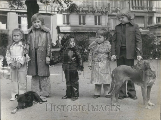 1970 Press Photo Children's Line "Toutou" by Roger Fox - Historic Images