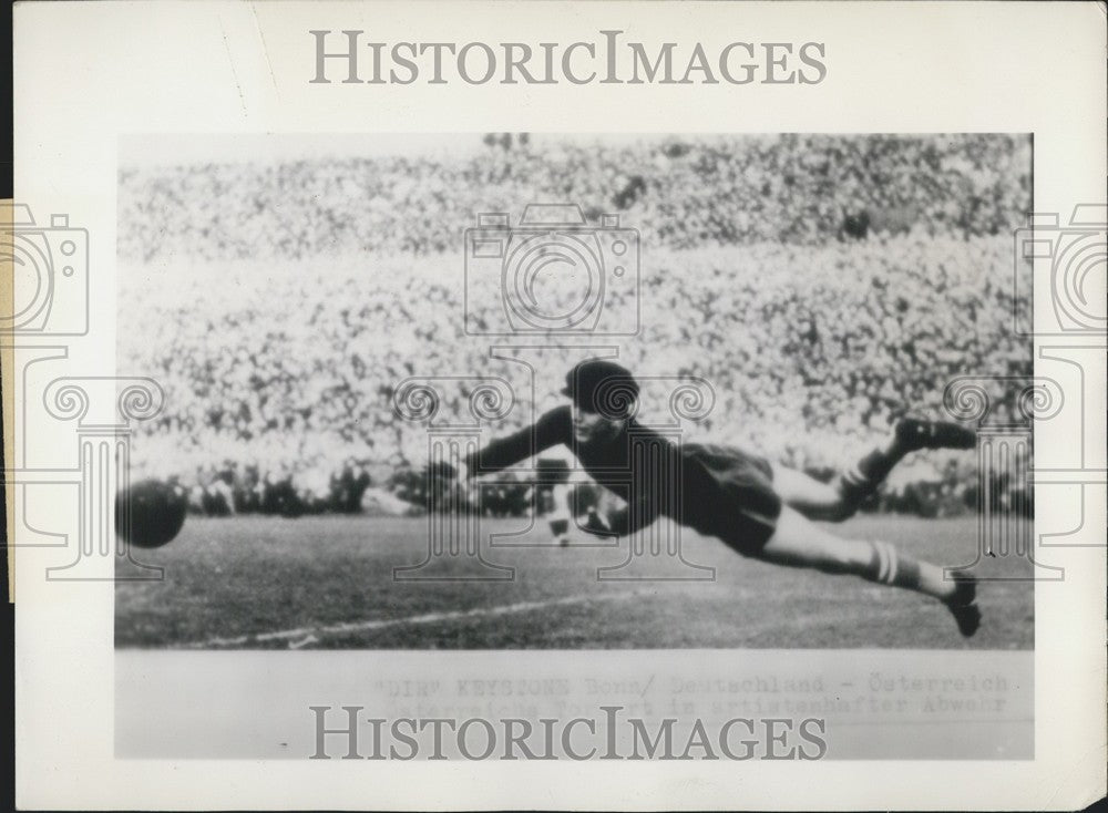 1953, Germany - Austria Soccer Match - Historic Images