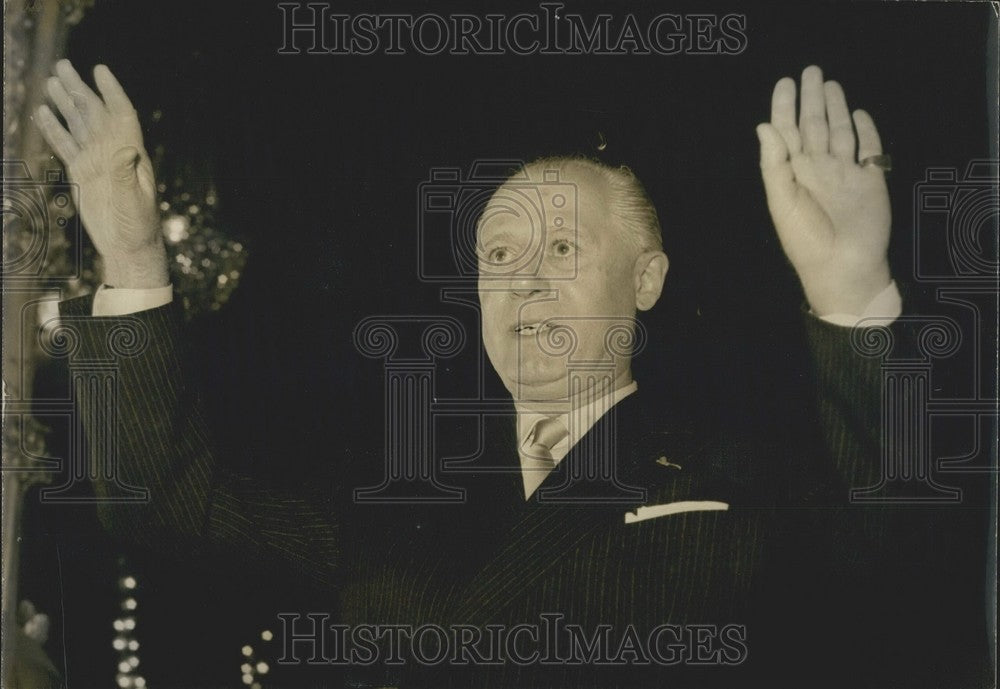 1960, General Salan Holds Press Conference Palais d'Orsay - Historic Images