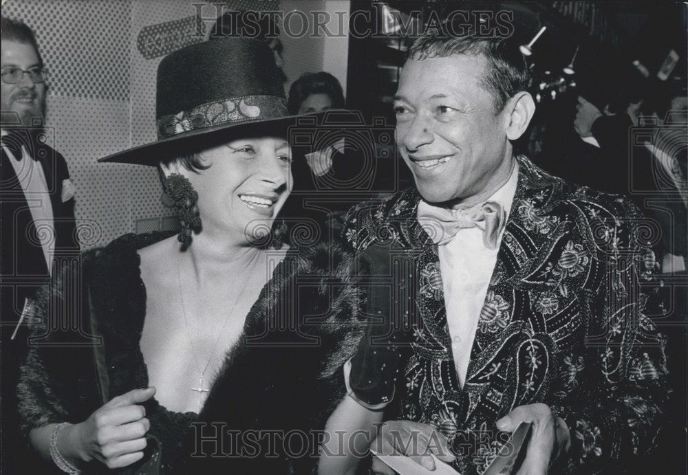 1971 Henri Salvador & Wife, Jerry Lewis Olympia Music Hall Show - Historic Images