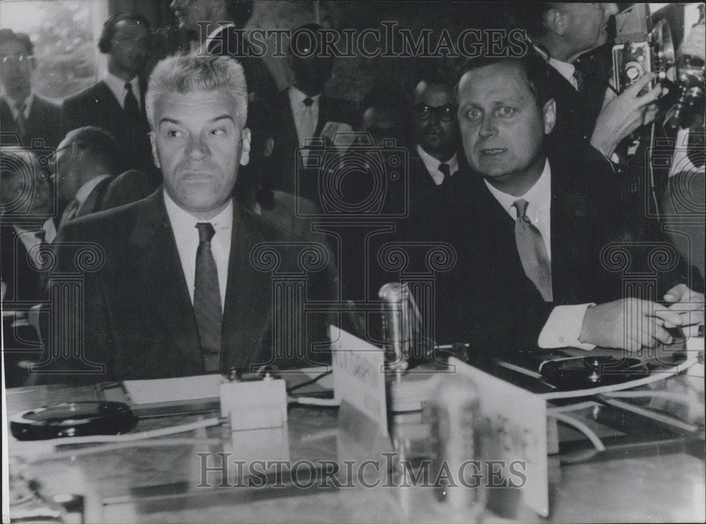 1958 Press Photo Nuclear Conference in Geneva. Russian Delegation.-Historic Images