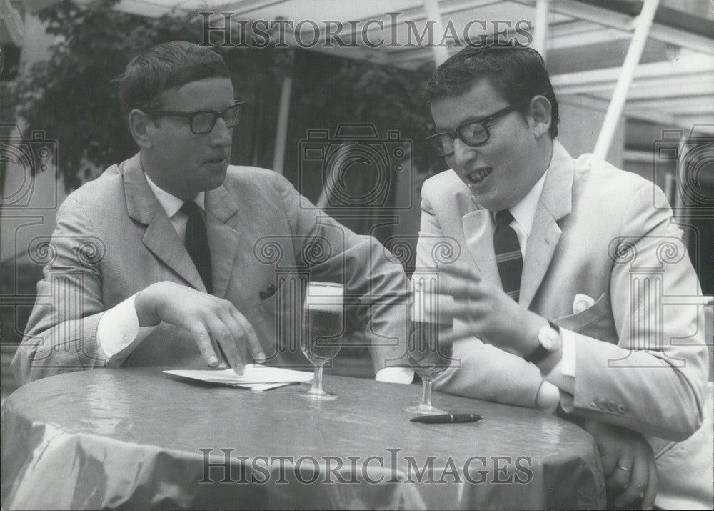 1966 Press Photo Peter (left) and Ulrich Schamoni-Historic Images