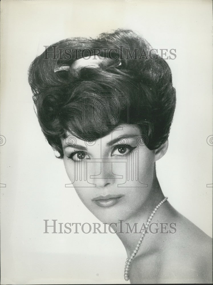 Model Wearing Charles of the Ritz Hairstyle-Historic Images