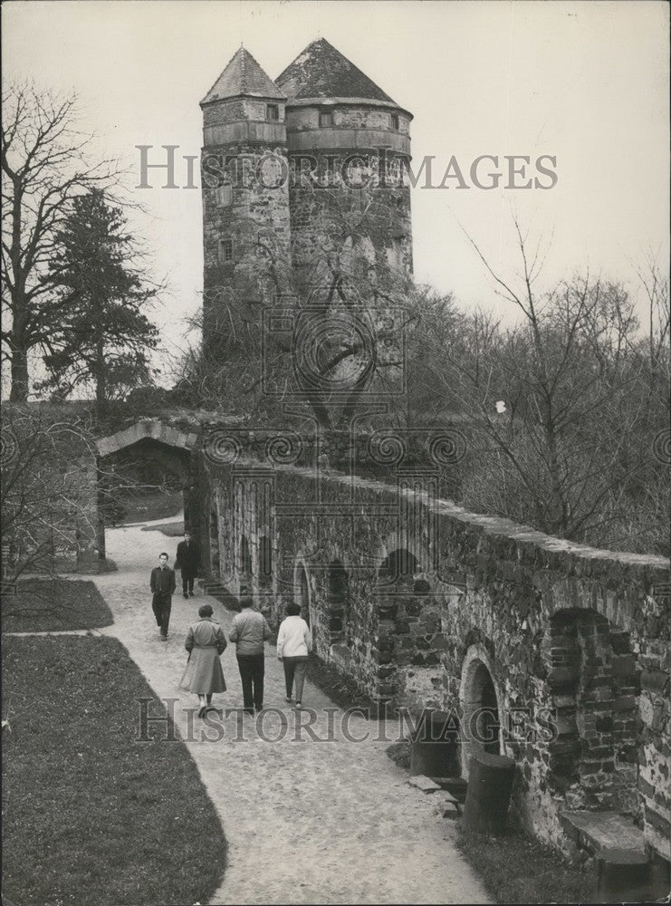 1963 Press Photo Castle Ruins of Stolpen/Sachsen. Germany.-Historic Images