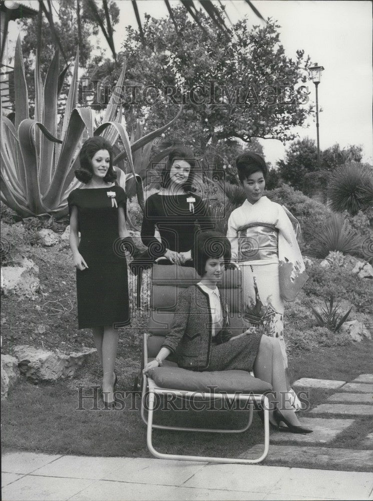 1963 Press Photo Miss United Nations Contestants-Historic Images