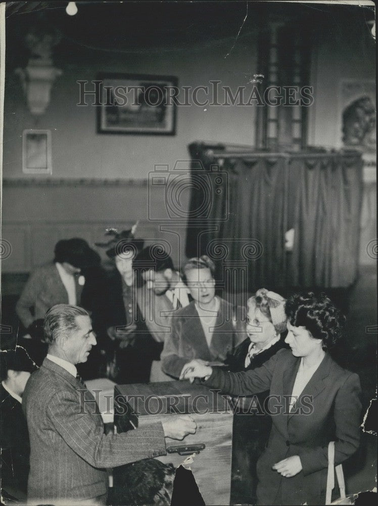 1960, Women Voting in France Election - Historic Images