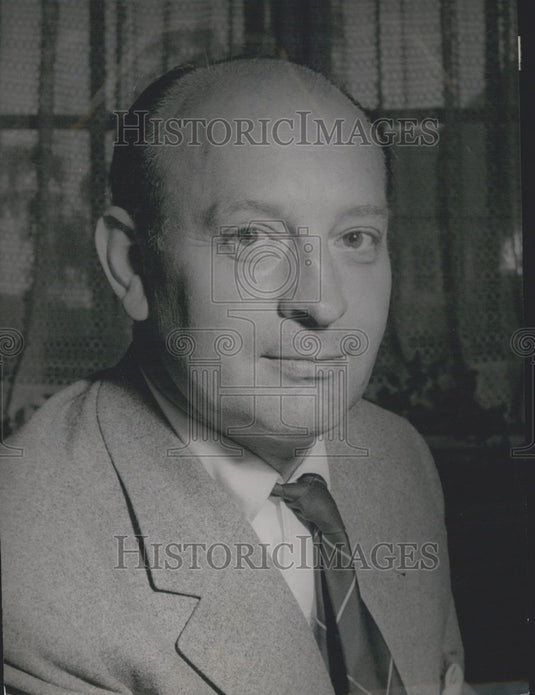 1955 German Attorney Hubert Schruebbers. - Historic Images