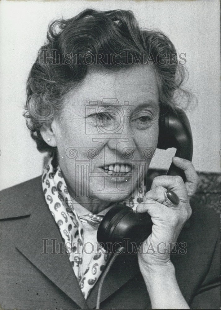 1961 Press Photo Dr.Elisabeth Schwarzhaupt ,Federal Republic of Germany - Historic Images