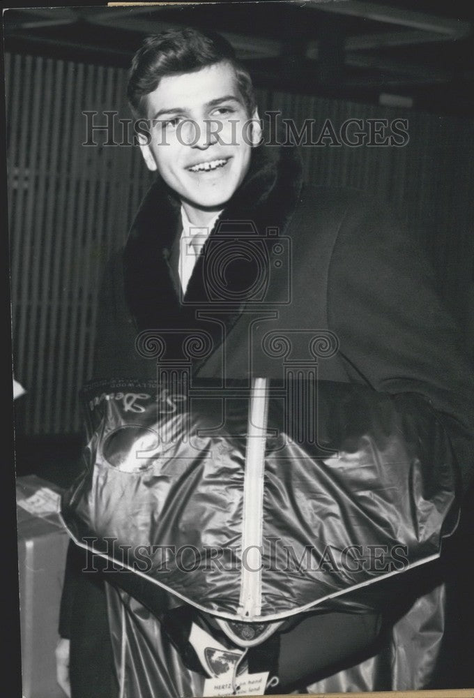 1964, Frank Sinatra Jr. in Frankfurt, Germany. - Historic Images