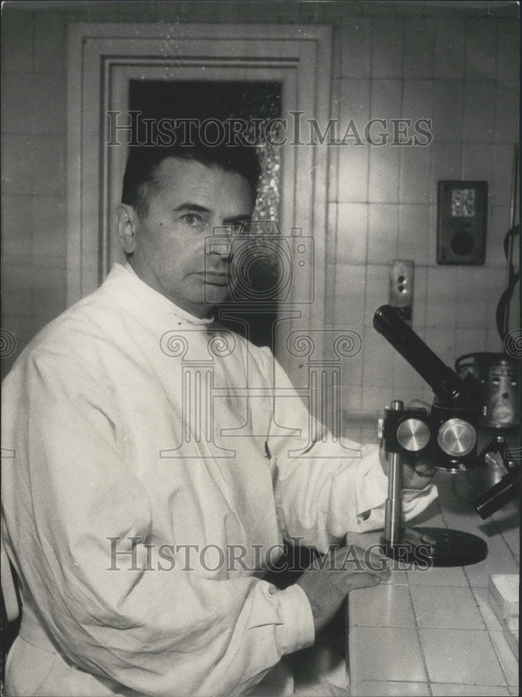 1957, French Biologist Professor Wolff - Historic Images