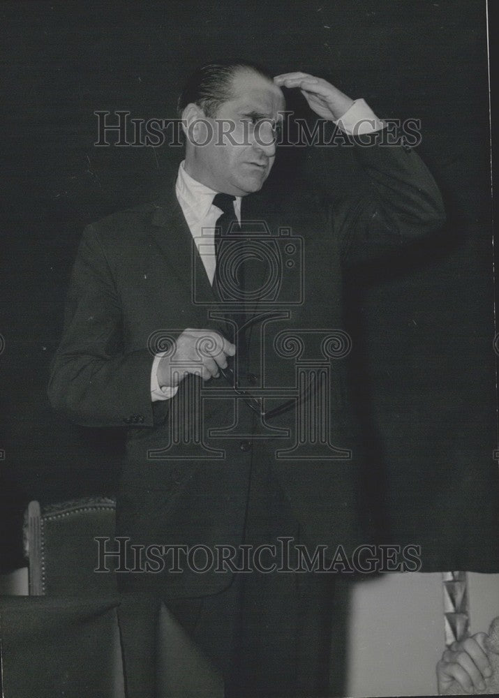 1958, Mendes-France During a Press Conference - Historic Images