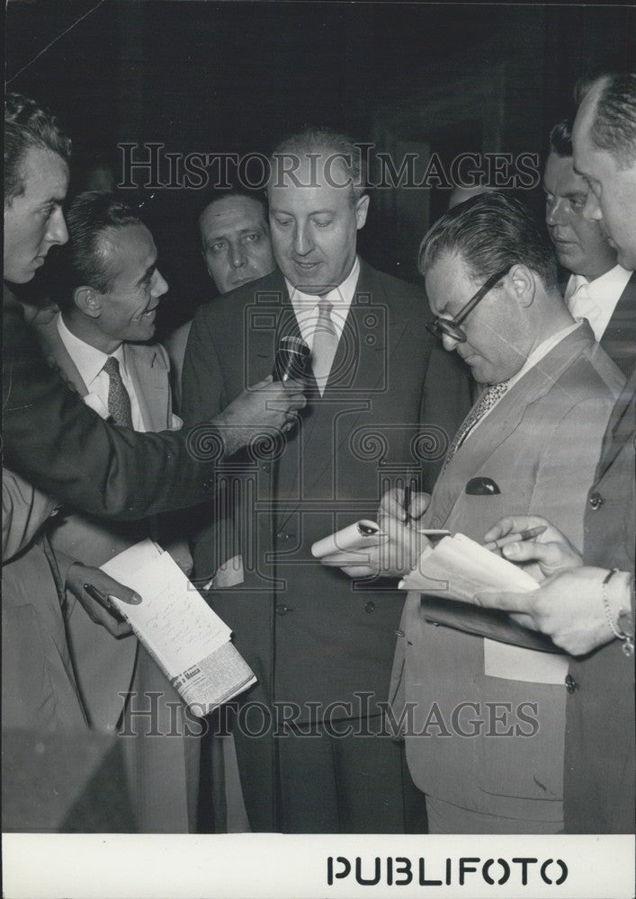 1953 Italy&#39;s President Einaudi Speaks about Forming his New Cabinet-Historic Images