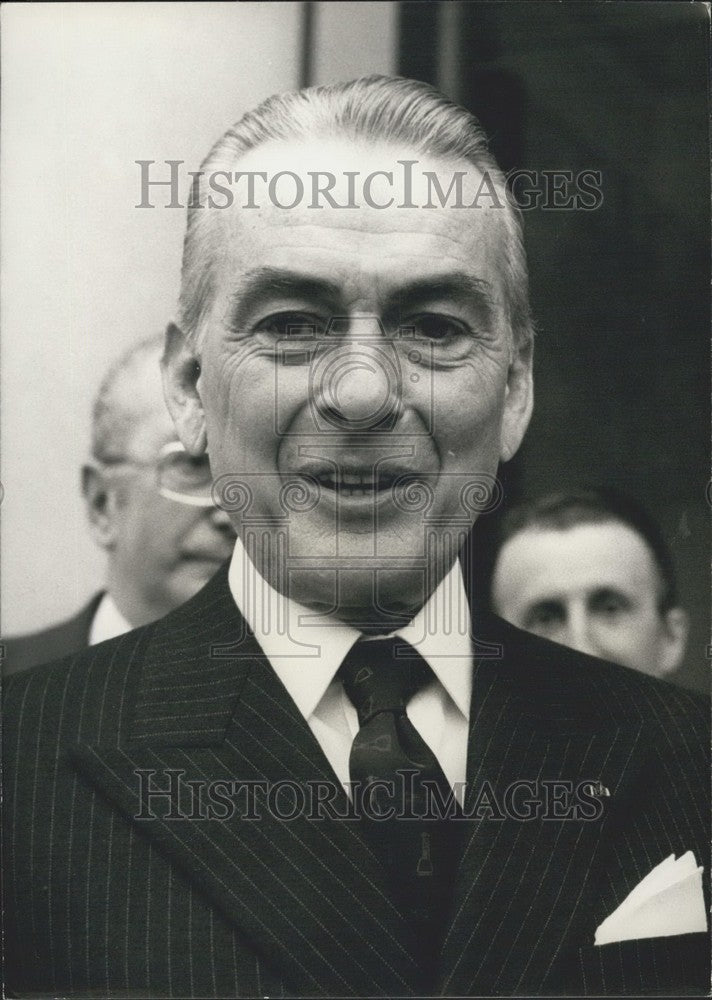 Press Photo Mr. Jean Sicurani, Minister de Monaco - Historic Images