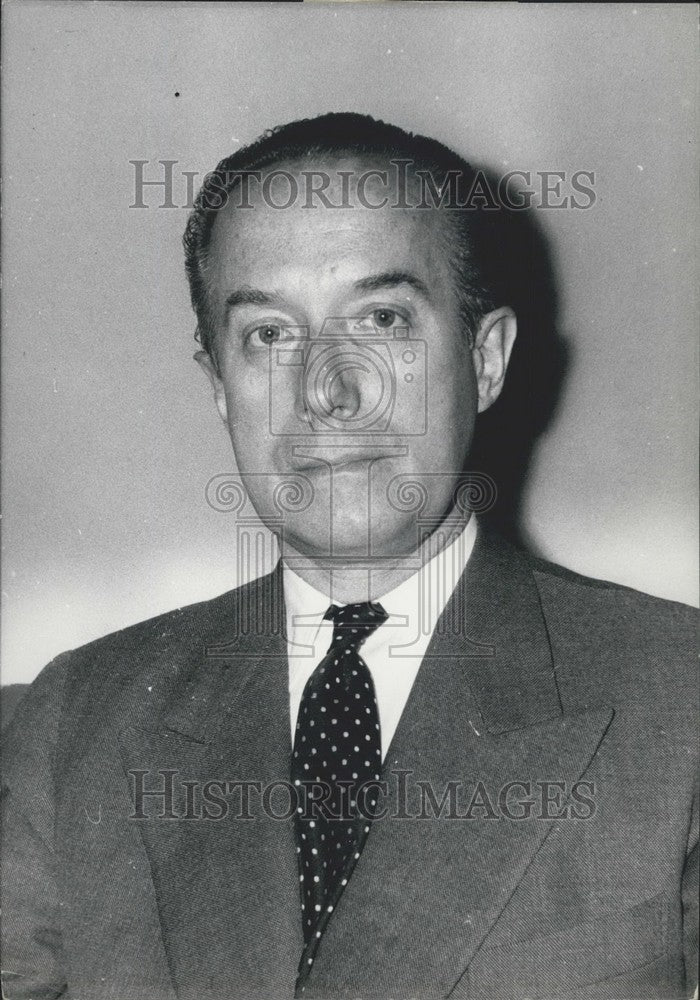 1961 Press Photo Plenipotentiary Minister Pierre Siraud New Chief of Protocol-Historic Images