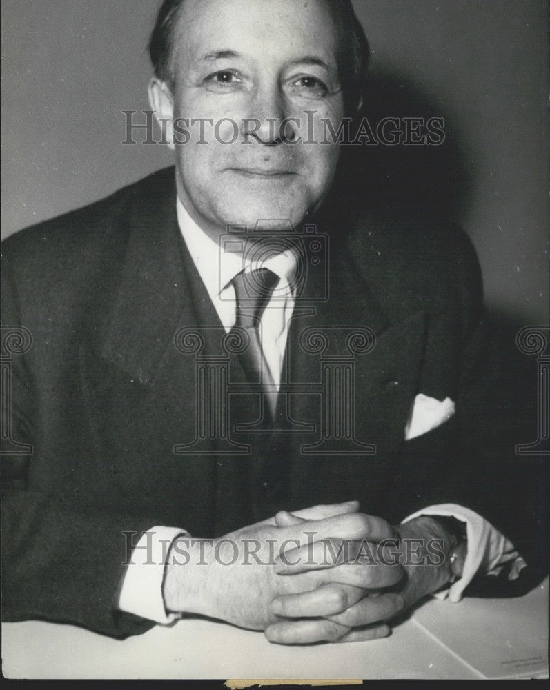 1958 Press Photo New France Ambassador in Bonn Francois Seydoux - Historic Images