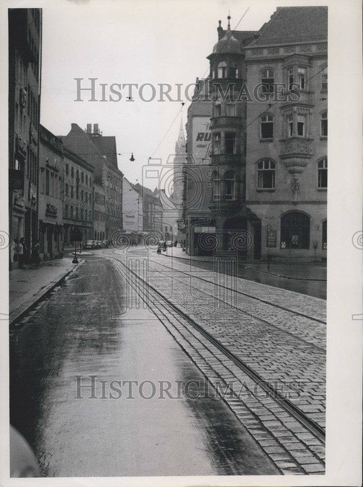 Press Photo View at Carolinastreet, the mainstreet of Nurnberg. - Historic Images