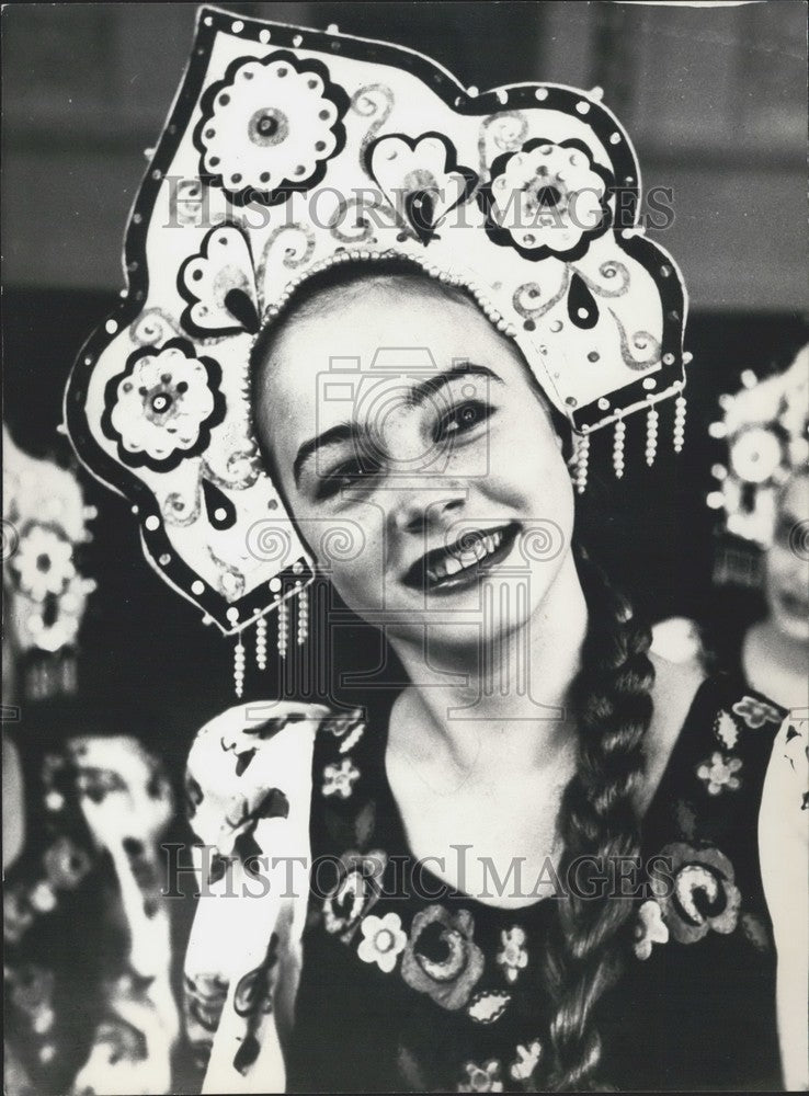 1977 Press Photo Natacha Patrikieva Dance Group Soloist from Yaroslavna USSR-Historic Images