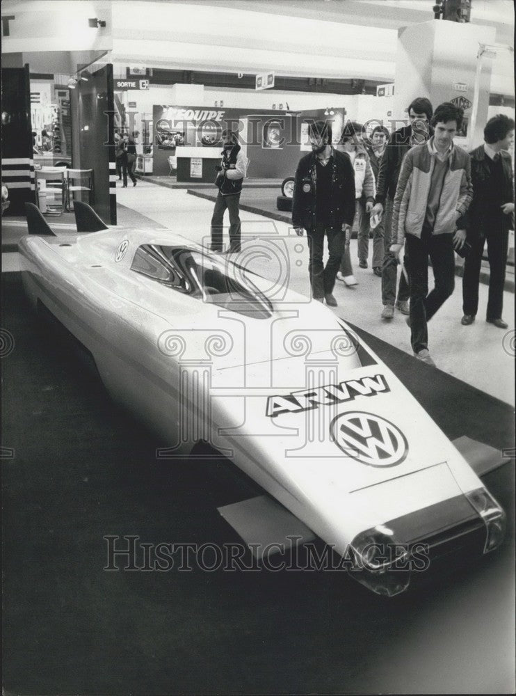 Press Photo The ARVW Race Car at the Car Show in Paris-Historic Images